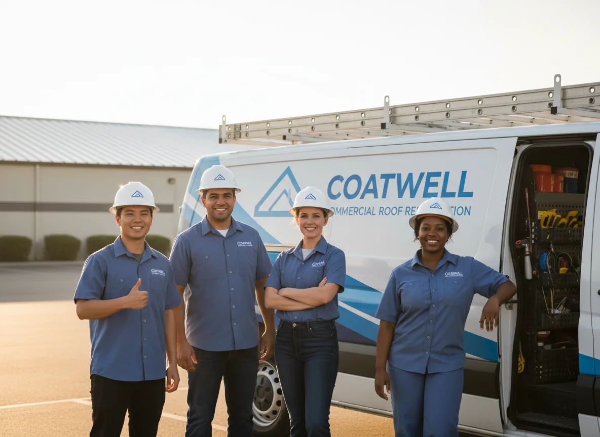 Commercial roof coating company in Shunk, PA